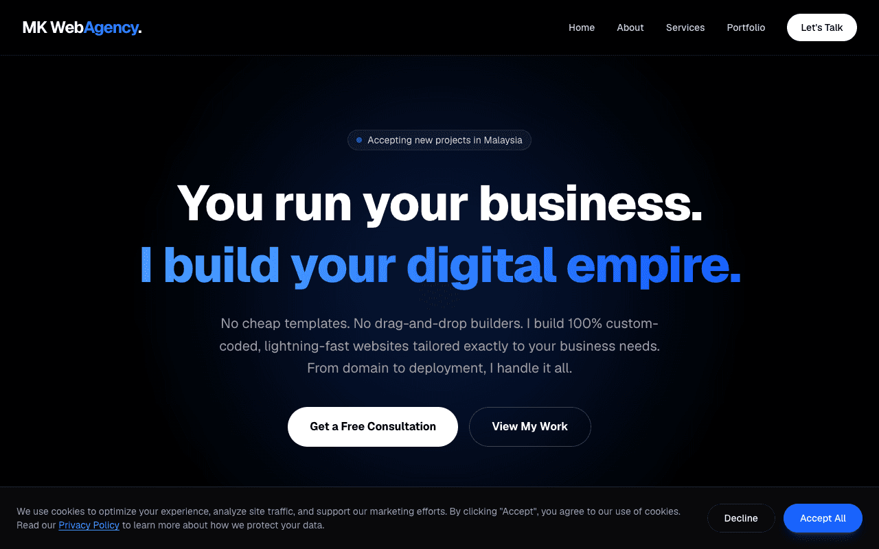 MK Web Agency Preview